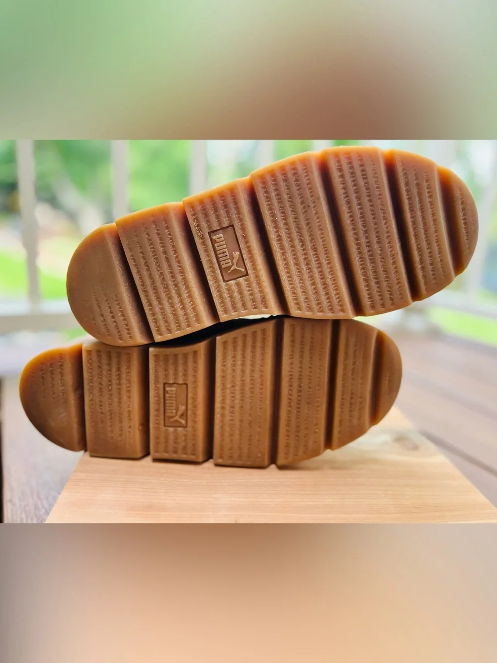 Puma Cleated Creeper Rihanna Fenty in Golden Brown Women’s Size 9
